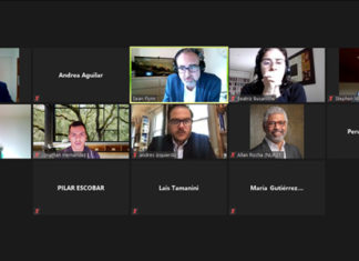 Representantes de la coalición de la sociedad civil y academia por el acceso a la educación, investigación y bibliotecas se reunieron con delegados del GRULAC