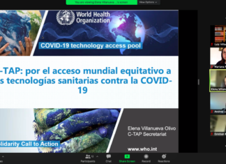 Reunión Grupo de Trabajo sobre Incentivos para C- TAP OMS