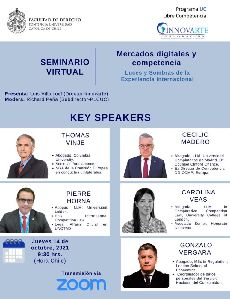 Experiencias sobre la competencia en los mercados digitales