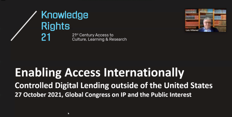 Director de Innovarte expuso en el Congreso Global sobre Propiedad Intelectual e Interés Público