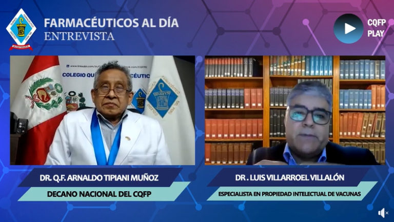 Colegio Químico Farmacéutico del Perú al día: entrevista a director de Innovarte