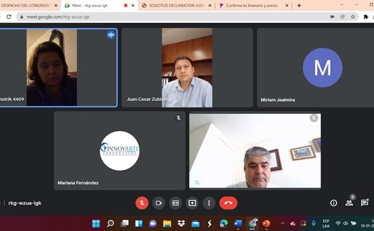 INNOVARTE SE REUNE CON ASESOR DEL CONGRESISTA DR. RAÚL HUAMÁN CORONADO DE PERÚ