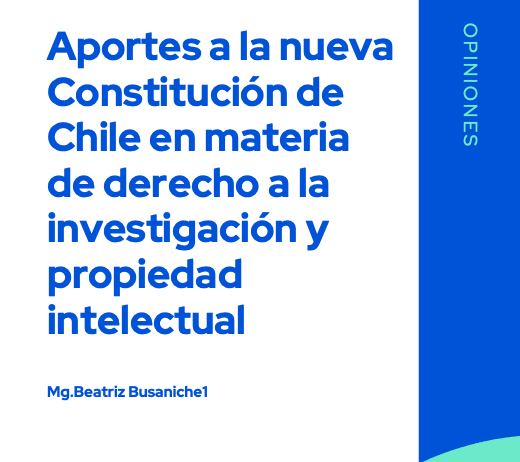 Opinión: Aportes a la nueva constitución de Chile en materia de derecho a la investigación y propiedad intelectual