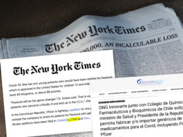 The New York Times destaca trabajo de Corporación Innovarte: “Mientras los países pobres buscan pastillas Covid, las autoridades temen que se repita la crisis del SIDA”