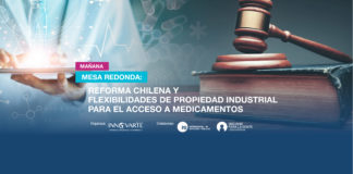 Mañana Miércoles 7/Sep. te invitamos a participar en la Mesa Redonda «Reforma chilena y flexibilidades de Propiedad Industrial para el acceso a medicamentos»