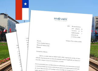 INNOVARTE ONG envía carta a Ministra de Salud de Chile para promover la implementación del Fondo de Acceso Mancomunado a la Tecnología contra COVID-19 C-Tap INNOVARTE ONG envia carta a Ministra de Salud de Chile para promover la implementación del Fondo de Acceso Mancomunado a la Tecnología contra COVID-19 C-Tap