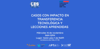 Participa en Seminario “CASOS CON IMPACTO EN TRANSFERENCIA TECNOLÓGICA Y LECCIONES APRENDIDAS” Participa en Seminario "CASOS CON IMPACTO EN TRANSFERENCIA TECNOLÓGICA Y LECCIONES APRENDIDAS"