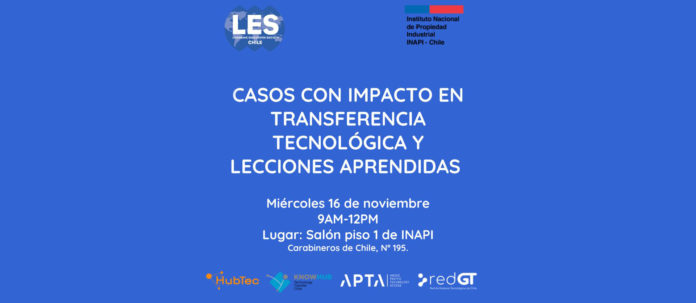 Participa en Seminario "CASOS CON IMPACTO EN TRANSFERENCIA TECNOLÓGICA Y LECCIONES APRENDIDAS"