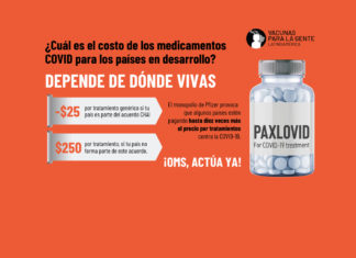 SÓLO UNA CUARTA PARTE DE LOS PEDIDOS DE TRATAMIENTO COVID-19 DE PFIZER SE DESTINARÁN A LOS PAÍSES EN DESARROLLO. SÓLO UNA CUARTA PARTE DE LOS PEDIDOS DE TRATAMIENTO COVID-19 DE PFIZER SE DESTINARÁ A LOS PAÍSES EN DESARROLLO.