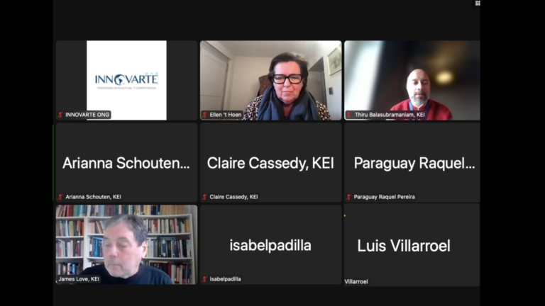 MESA REDONDA SOBRE REPARTO DE BENEFICIOS Y PROPIEDAD INTELECTUAL EN TRATADO DE PANDEMIA