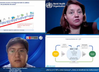INSTITUTO NACIONAL DE SALUD DE PERÚ Y LA OMS ORGANIZAN SEMINARIO SOBRE C-TAP CON LA COLABORACIÓN DE INNOVARTE