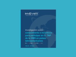 Estudio sobre conocimiento e incentivos para participar en C- TAP de la OMS en países latinoamericanos