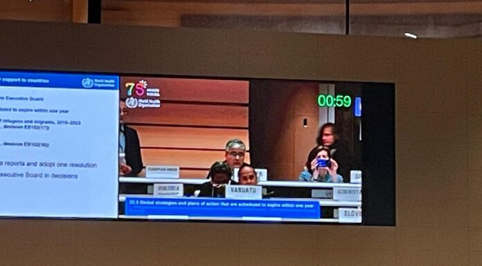 Innovarte participa en 76.ª Asamblea Mundial de la Salud