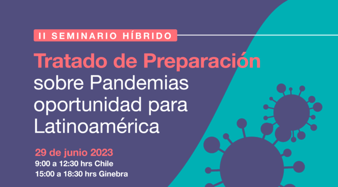 Invitación a II Seminario: Tratado de Preparación sobre Pandemias oportunidad para Latinoamérica