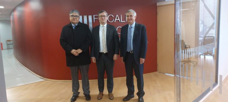 Visita protocolar de Director  de Innovarte  y  asesor en  libre competencia a  Fiscal Nacional Económico