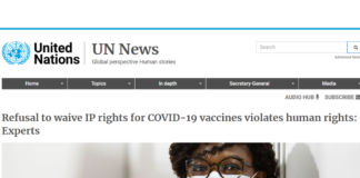 Organismo de la ONU critica la negativa de los estados del Norte a renunciar a los DPI de la vacuna Covid-19