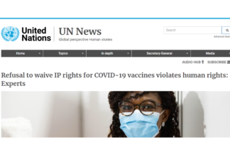 Organismo de la ONU critica la negativa de los estados del Norte a renunciar a los DPI de la vacuna Covid-19