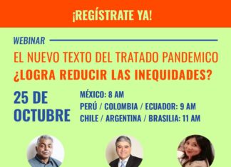 WEBINAR El nuevo texto del Tratado Pandémico ¿Logra reducir las inequidades?