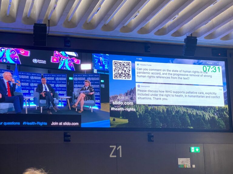 Diálogo entre Director OMS  y Alto Comisionado de UN para los Derechos Humanos con el fin de promover derechos a salud ante crisis mundiales