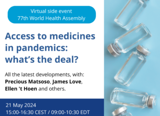 Evento paralelo a la 77ª ASAMBLEA MUNDIAL DE LA SALUD (virtual)