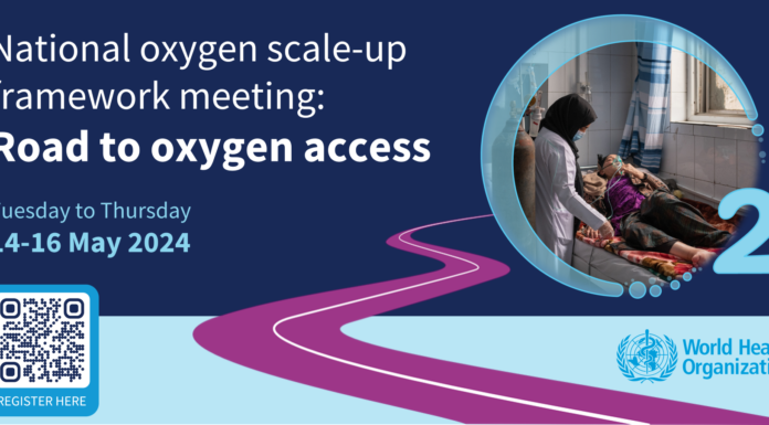 Está ocurriendo la Reunión del Marco Nacional de Ampliación del Oxígeno de la Organización Mundial de la Salud: El camino hacia el acceso al oxígeno.