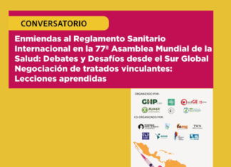 Seminar: Amendments to the International Health Regulations at the 77th WHA debates and challenges from the Global South binding treaty negotiation