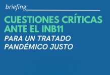 Briefing: Critical Issues before INB 11 for a Fair Pandemic Treaty