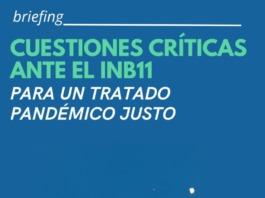 Briefing: Critical Issues before INB 11 for a Fair Pandemic Treaty