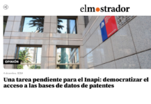 Columna de Opinión: Una tarea pendiente para el Inapi- democratizar el acceso a las bases de datos de patentes