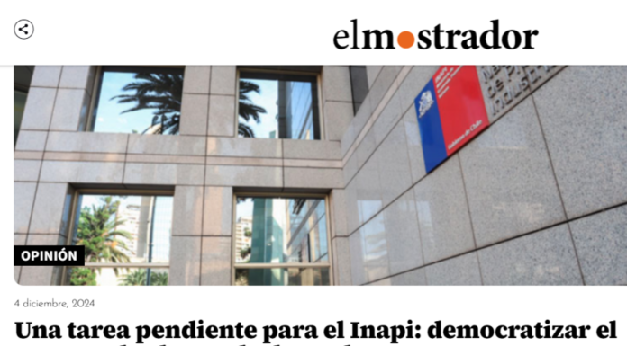 Columna de Opinión: Una tarea pendiente para el Inapi- democratizar el acceso a las bases de datos de patentes