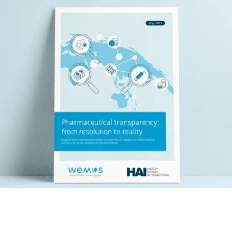 Nuevo informe sobre transparencia en el mercado farmacéutico