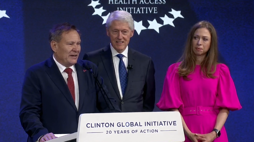 Clinton Global Initiative meeting