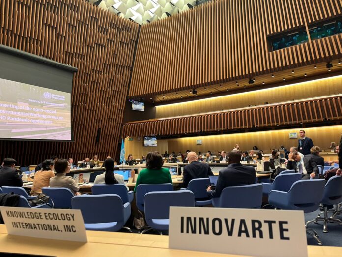Intervention by Innovarte ONG – WHO PABS Annex Discussion 3 November 2025, Geneva